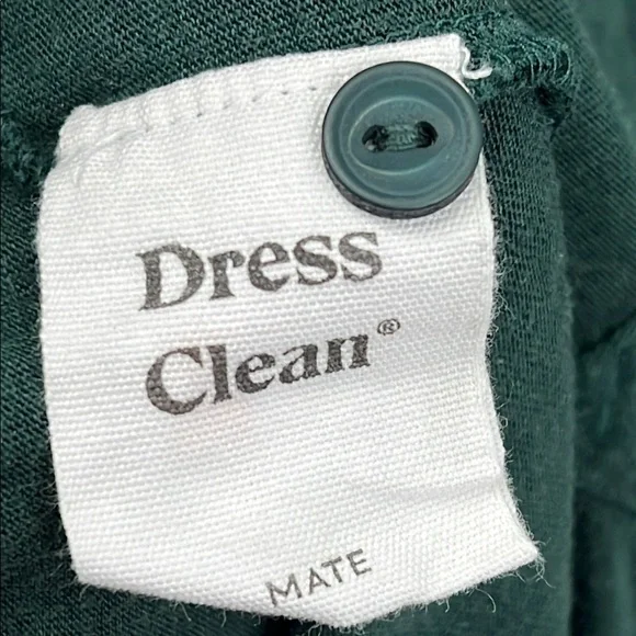 NEW MATE The Label M Green Tencel Jersey Perfect Oversized Sleep Button Down